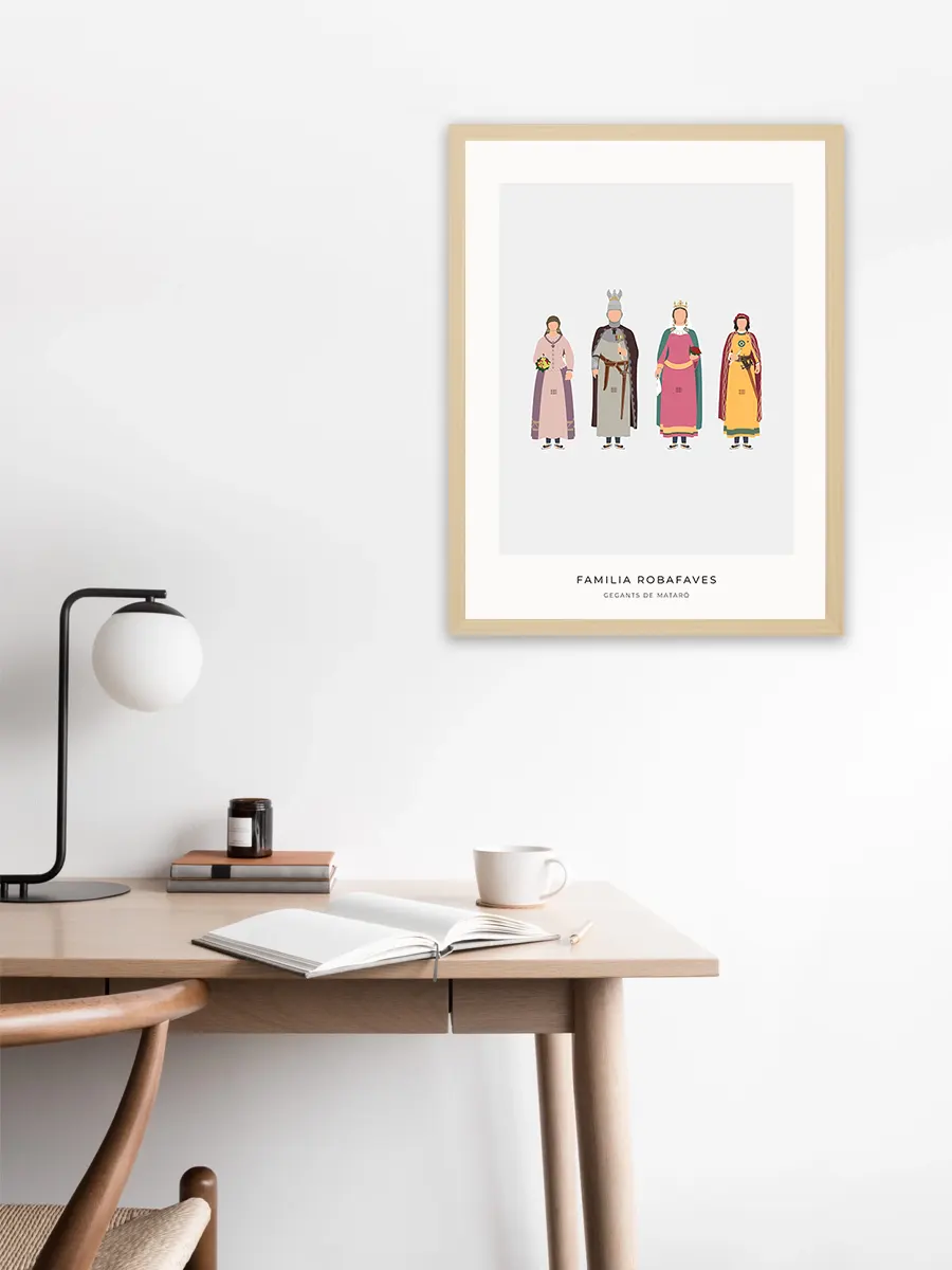 Làmina Família Robafaves Gegants de Mataró 3