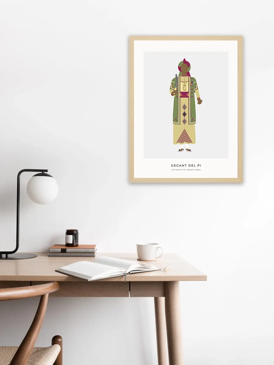 Làmina el Gegant del Pi de Barcelona