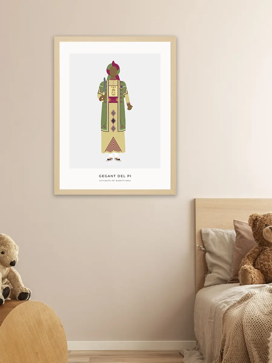 Làmina el Gegant del Pi de Barcelona