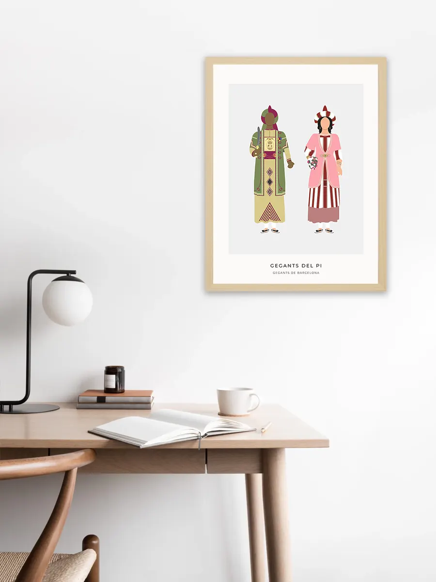 Làmina Gegants del Pi de Barcelona