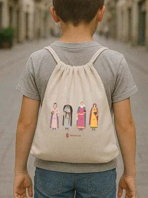 Motxilla cordes Família Robafaves Mataró 11