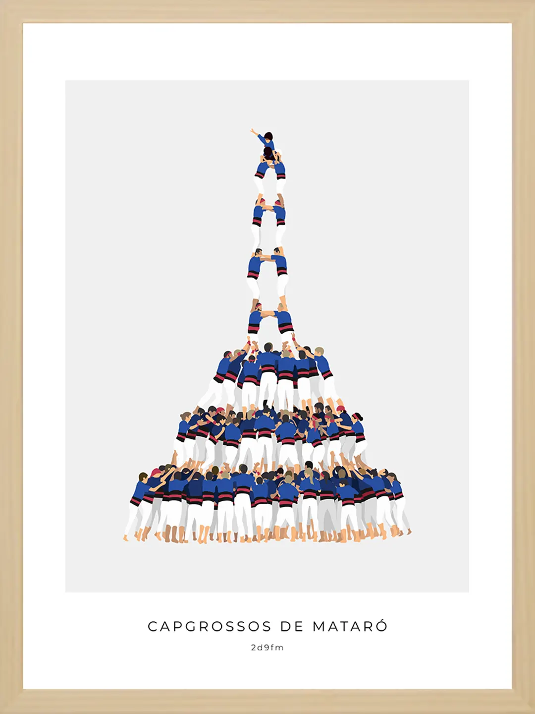 Quadre Castellers Capgrossos de Mataró 2d9fm