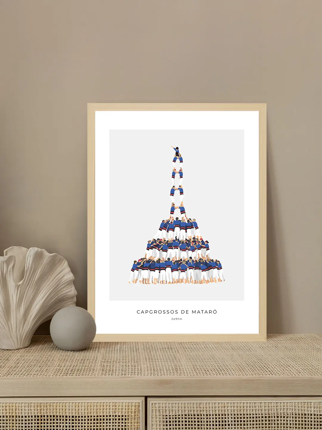 Quadre Castellers Capgrossos de Mataró 2d9fm