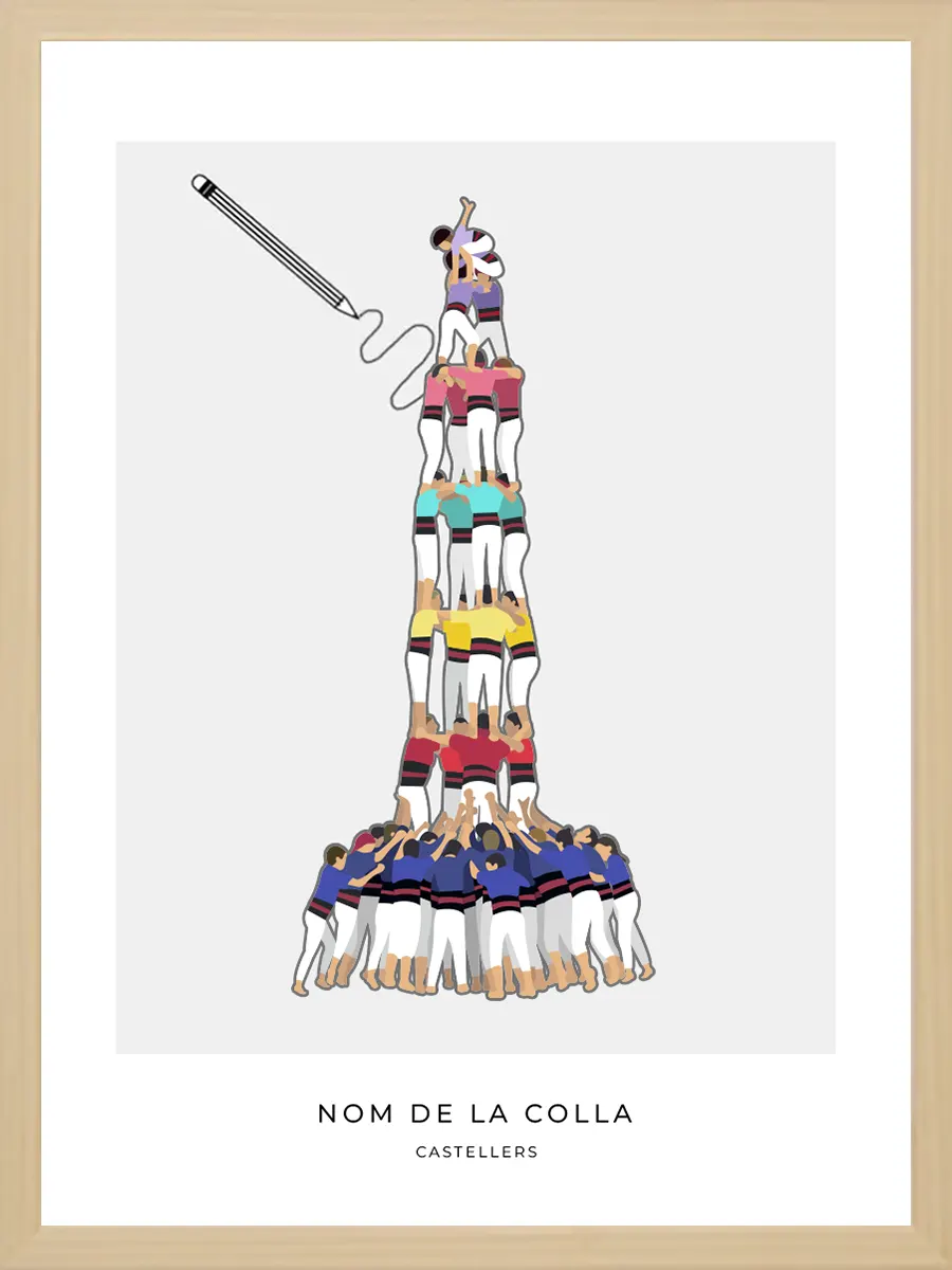 Quadre Castellers Personalitzat