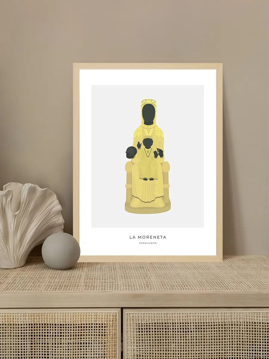 Quadre La Moreneta de Montserrat