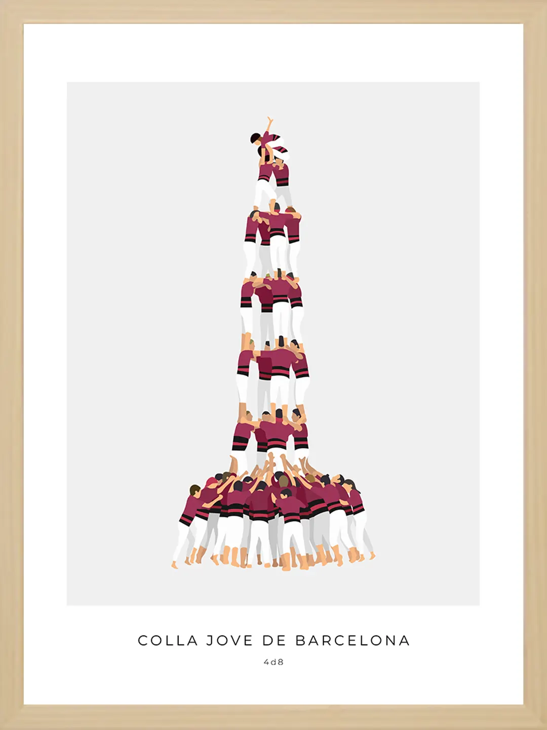 Quadre Colla Jove de Barcelona 4d8