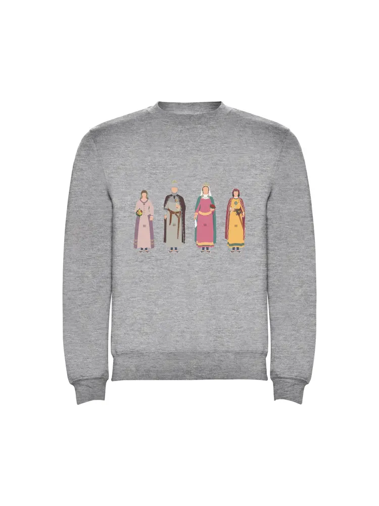 Detall de la dessuadora de Les Santes Gegants de Mataró