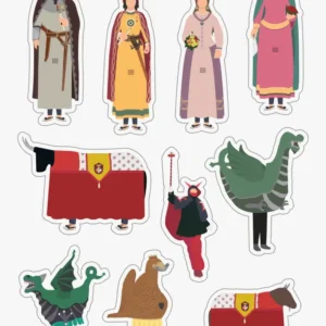 Enganxines Gegants de Mataró · Stikers