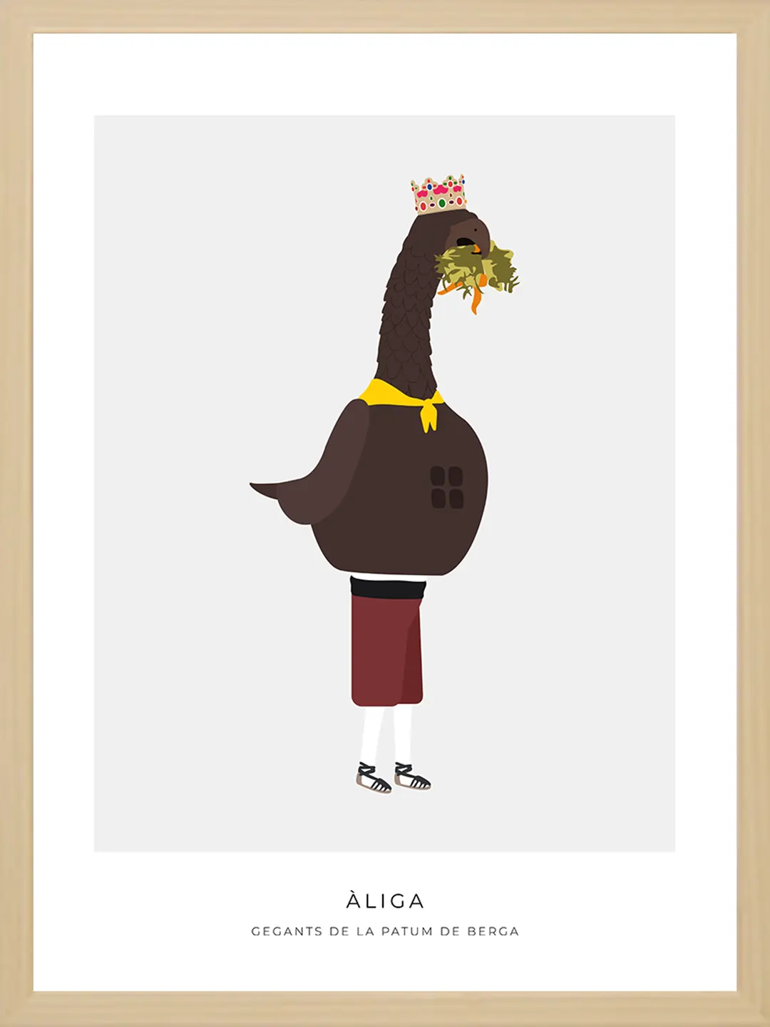 Quadre de la Patum de Berga Àliga